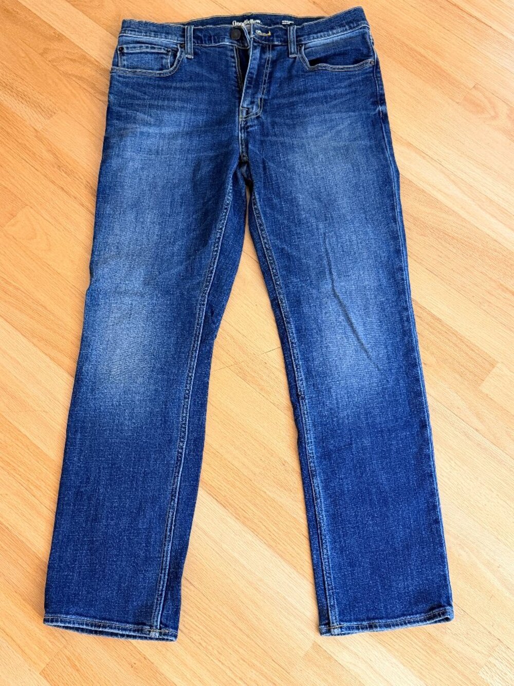 Goodfellow & Co Men’s Straight Fit Total Flex Jeans 32x32 Medium Wash